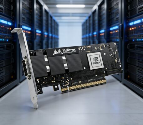 Adaptatore VPI NDR da 400 Gb MCX75310AAS-NEAT ConnectX-7 OSFP singolo per AI HPC Datacenter Cluster