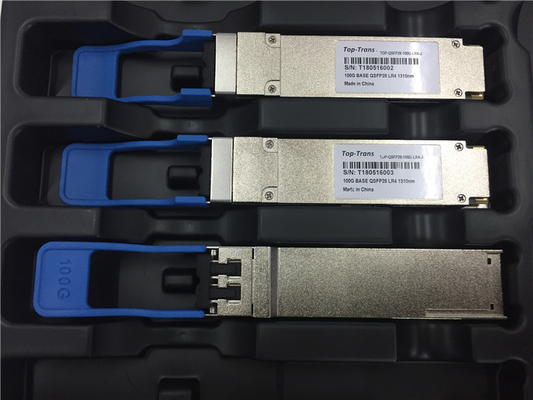 Modulo superiore del trasporto 100G QSFP28 del ricetrasmettitore LR4 di CWDM4 MSA 1310NM 10km