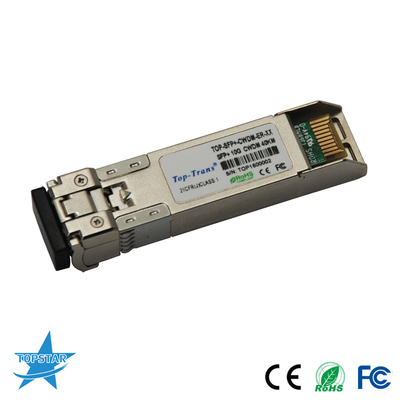Domanda di modulo ottico del ricetrasmettitore del modulo 40Km di Manica CWDM Sfp della fibra 10G