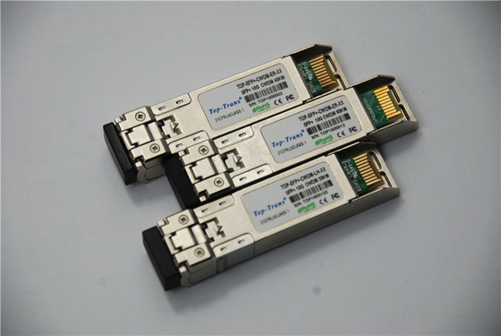 Domanda di modulo ottico del ricetrasmettitore del modulo 40Km di Manica CWDM Sfp della fibra 10G