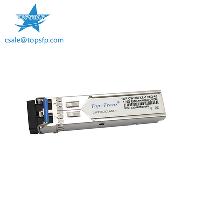 Ricetrasmettitore ottico SMF SFP 1.25G 1310nm 40km di Toptrans CWDM SFP