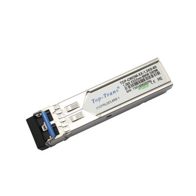 modo di LC del modulo del ricetrasmettitore di 1.25g SFP singolo di Ethernet veloce a fibra ottica del connettore 80Km