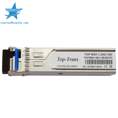 ricetrasmettitore di Ethernet 10G del modulo 10KM di 1490nm 1310nm 1.25G Bidi Sfp