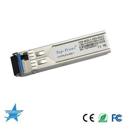 ricetrasmettitore del modulo 1.25G 40KM SMF di 1310nm 1490nm BIDI Sfp