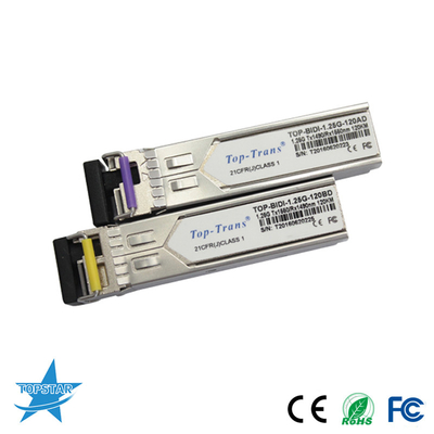 modulo ottico del ricetrasmettitore 1.25G Bidi SFP di 1310/1550nm 120KM SFP