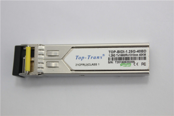 ricetrasmettitore bidirezionale 1.25Gbps Tx1490nm Rx1310nm di 40km SFP