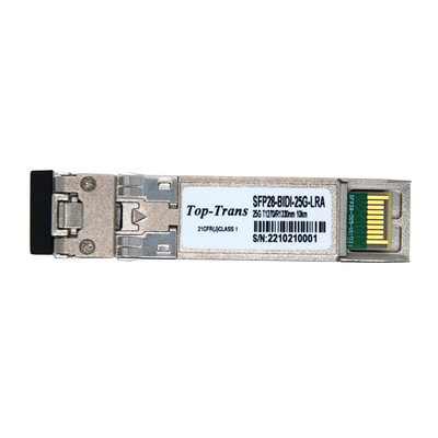 fibra ottica del ricetrasmettitore 20KM ECPRI di 5G Fronthaul 25G BIDI SFP28 singola