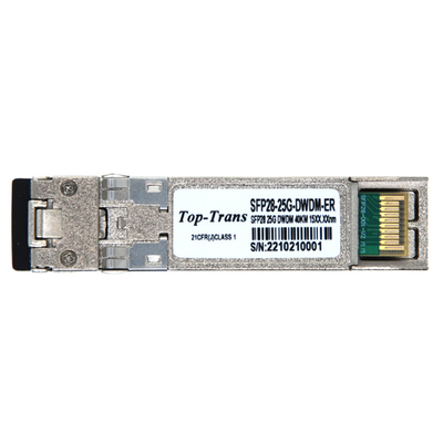 banda 40KM SMF LC doppio DOM For 5G IoT Access dei ricetrasmettitori 25GBASE CPRI C di 25g Sfp28 DWDM