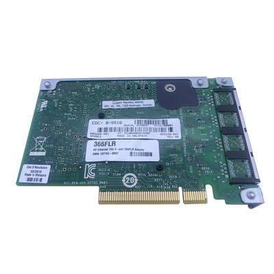 Adattatore server Ethernet 366FLR Scheda di interfaccia di rete Intel 4 porte 1 GB Nic